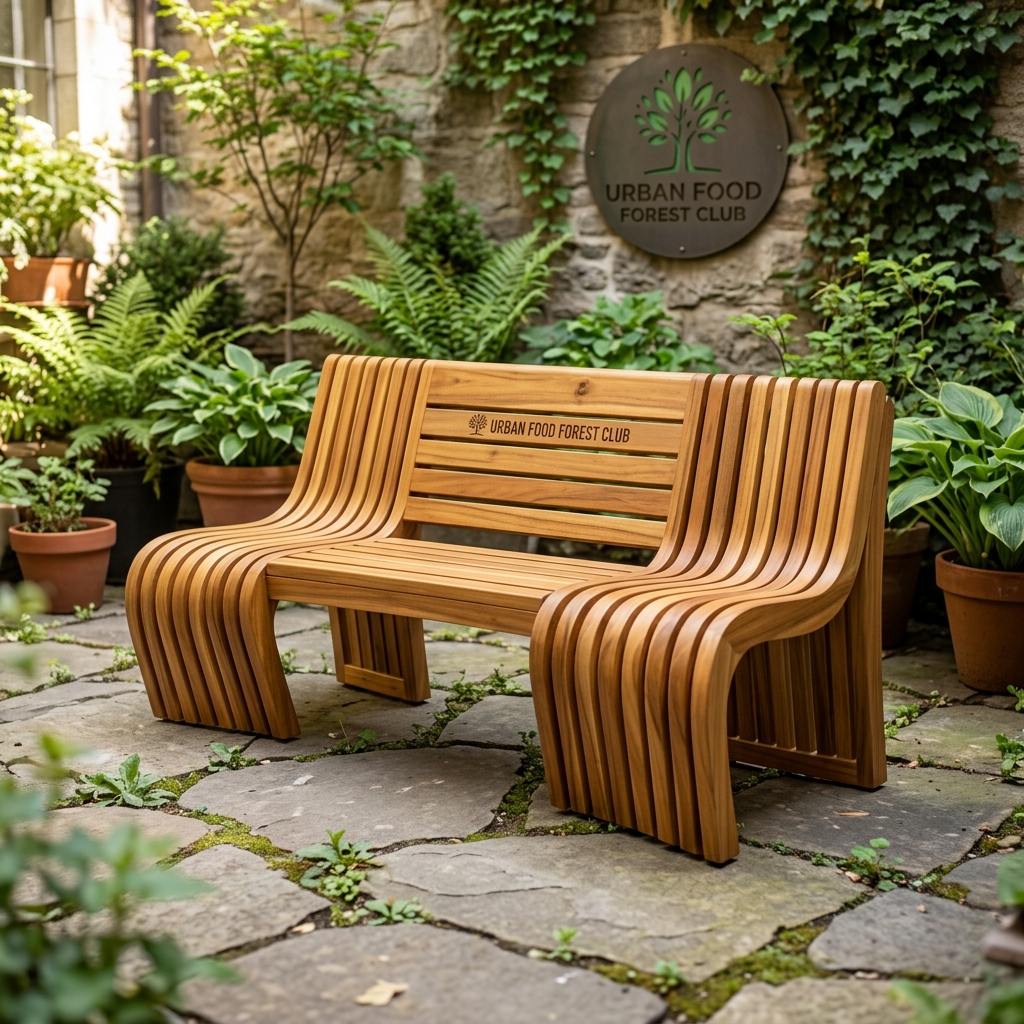 ForestForged Stacking Oak Armchair