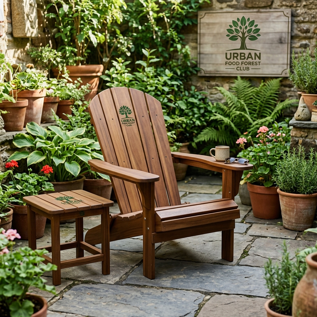 ForestForged Stacking Oak Armchair
