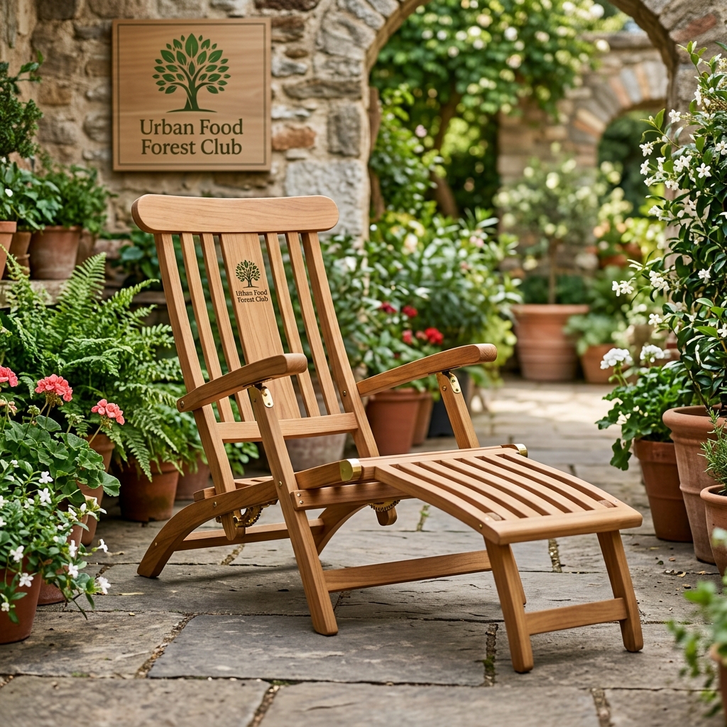ForestForged Stacking Eucalyptus Armchair