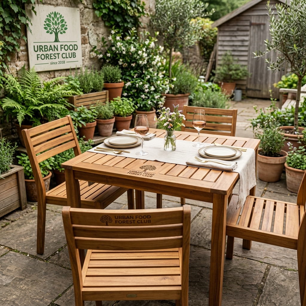Nämmarö Compact Square Patio Dining Table (75x75 cm)