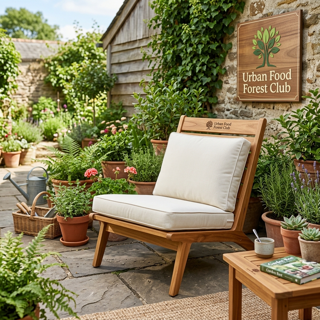 Nämmarö Low-Slung Lounge Armchair with Deep Seat