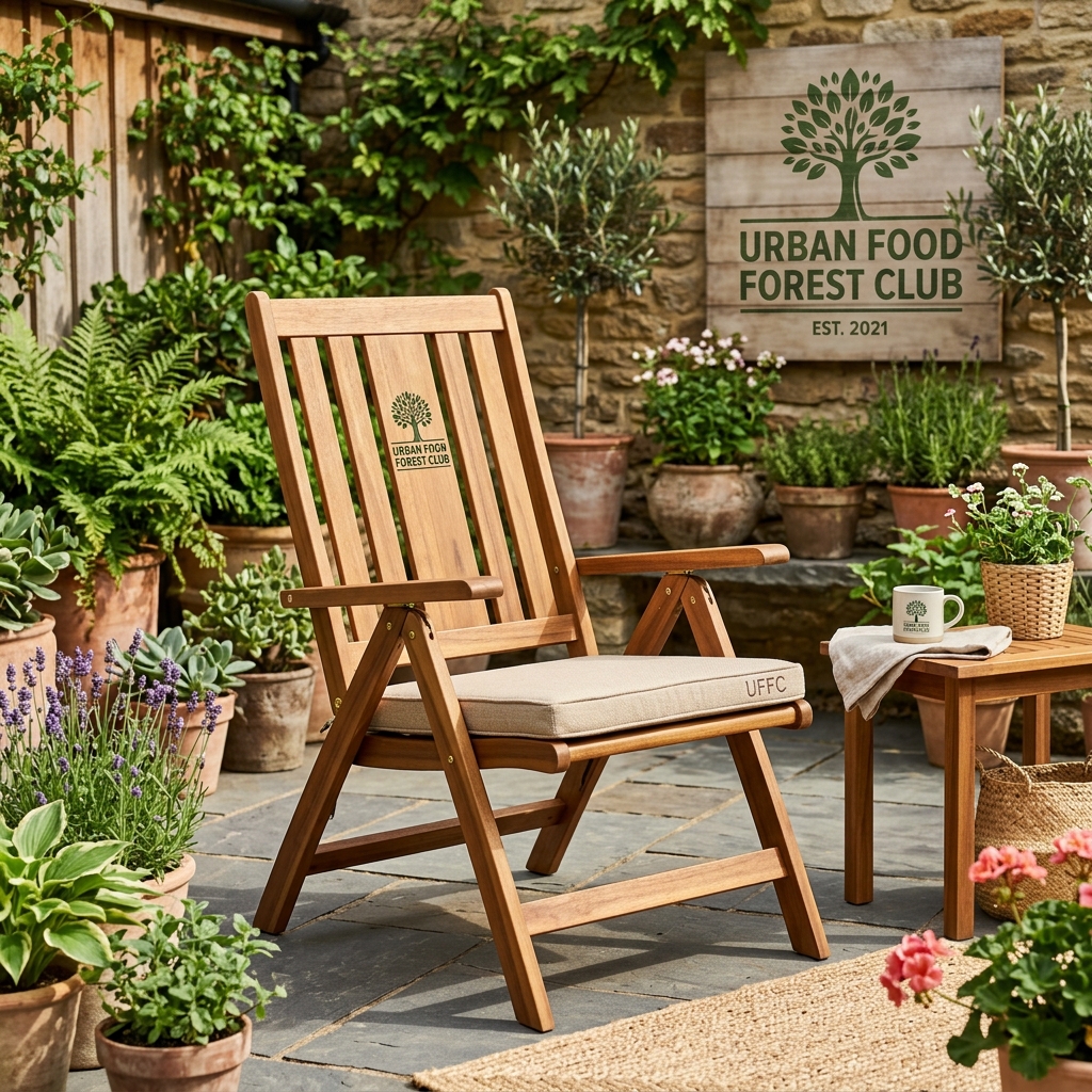 TerraFirma Folding Acacia Dining Chair