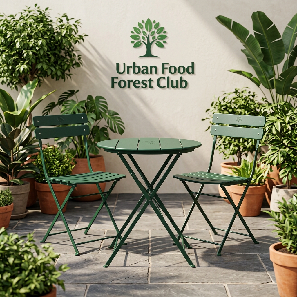 Syntropic Backless Teak Dining Stool