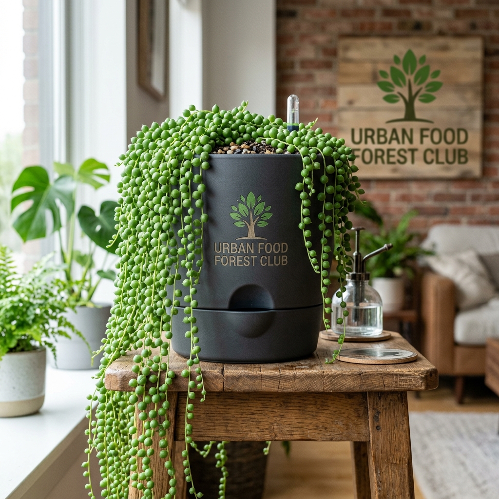 String of Pearls with Self-Watering Pot