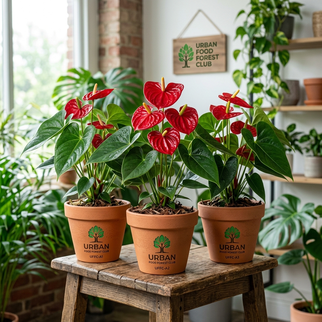 Anthurium Red Bundle of 3