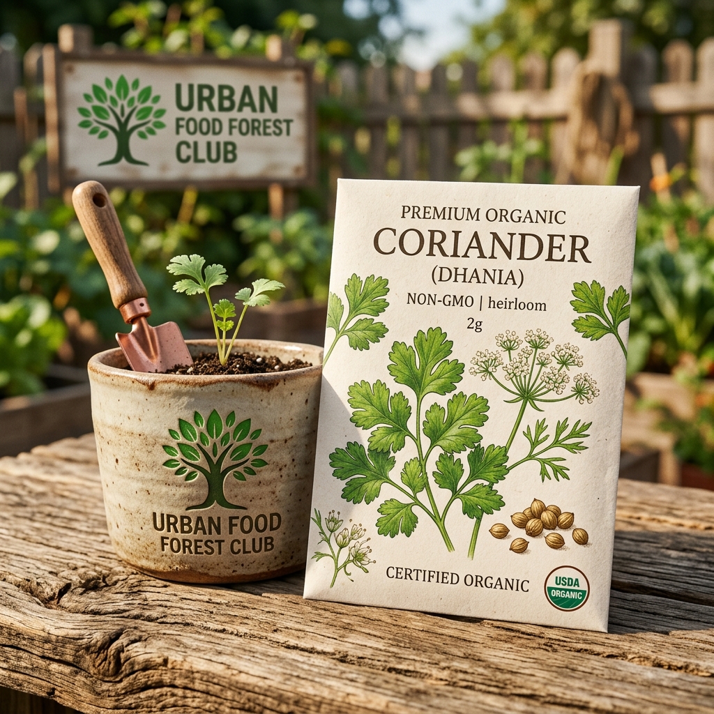 Coriander (Dhania) Organic Seeds