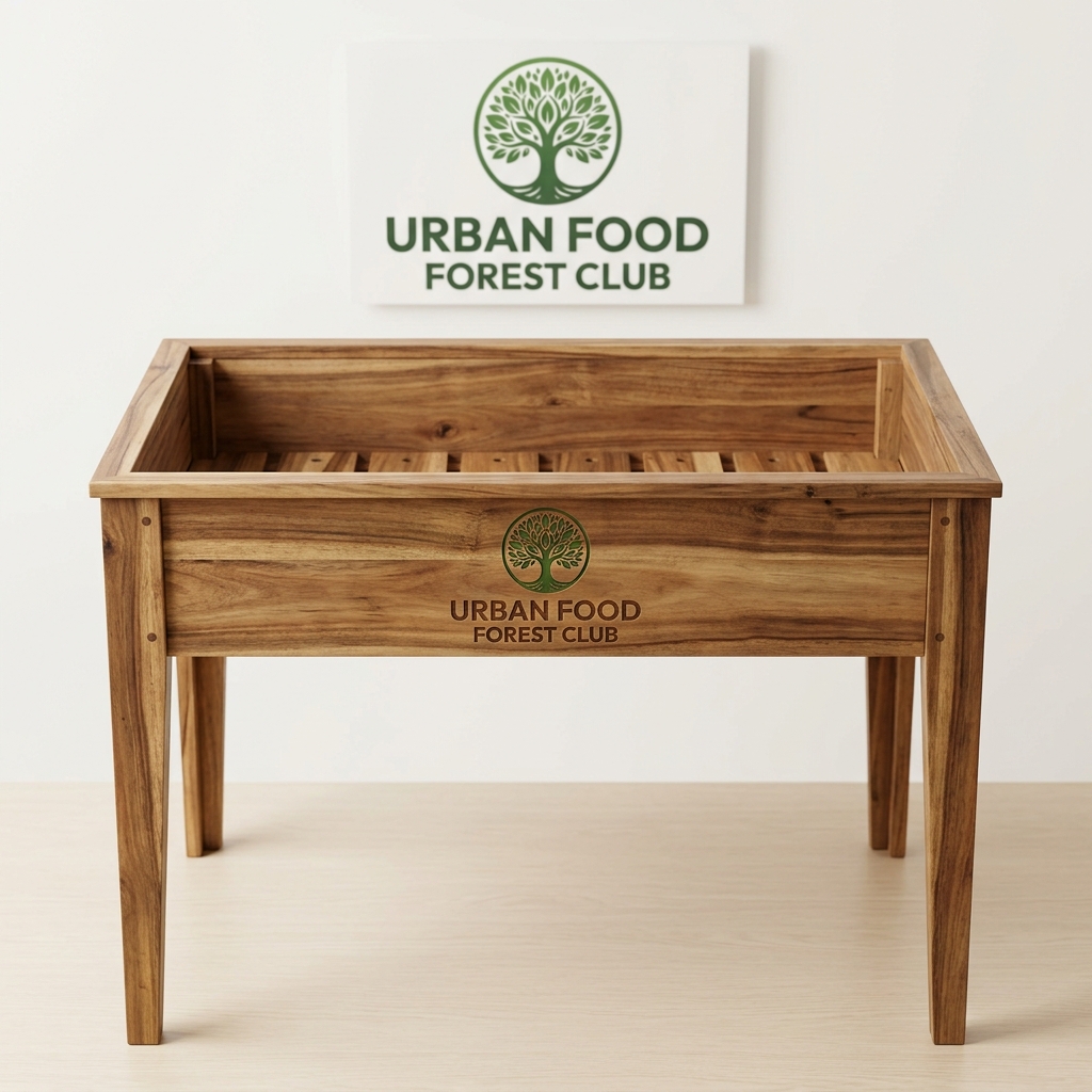 Acacia Wood Elevated Raised Bed