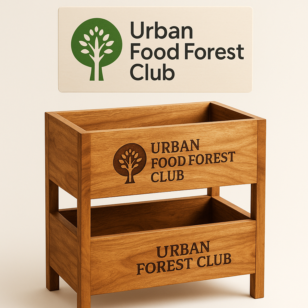 Jackfruit Wood 2-Tier Planter