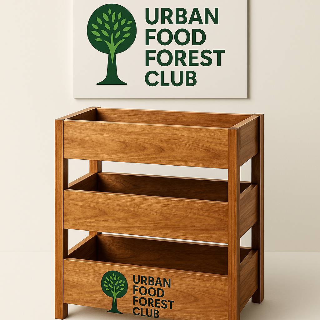 Jackfruit Wood 3-Tier Vertical Planter