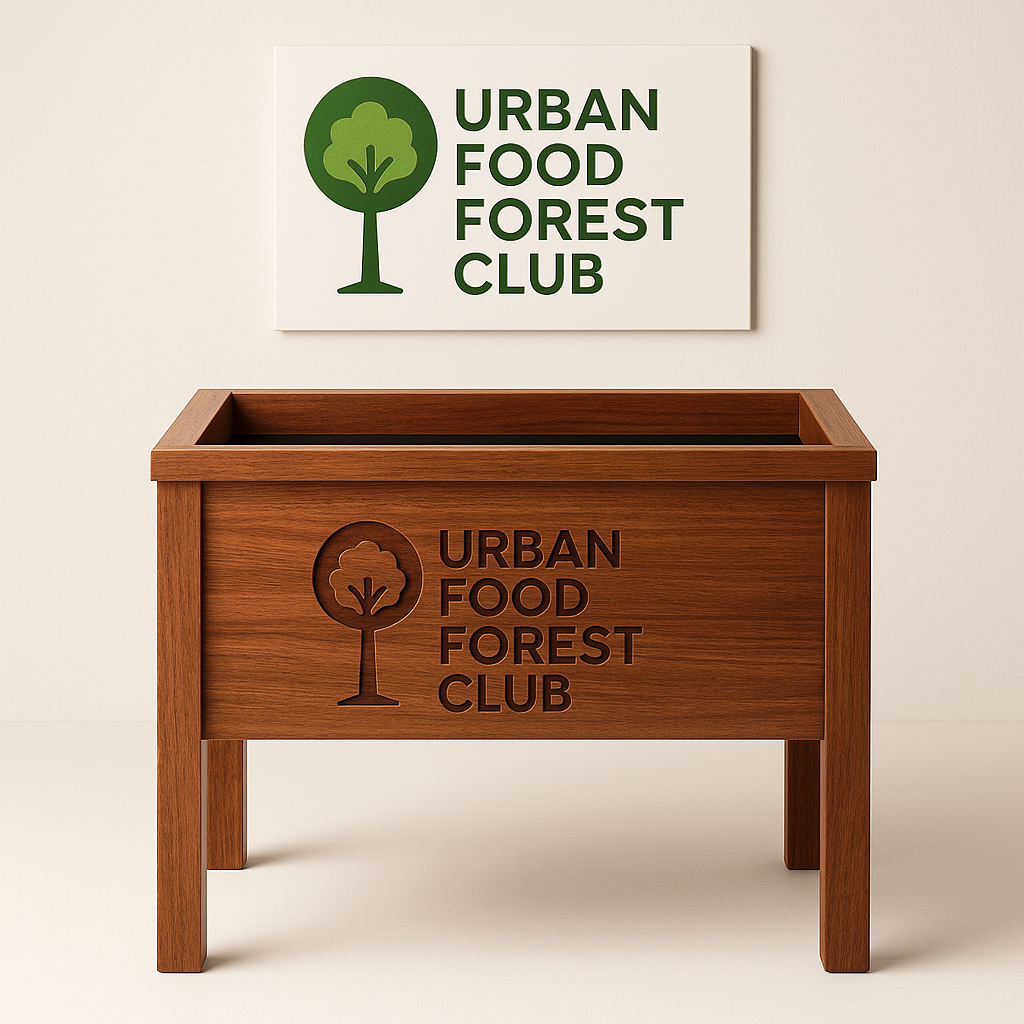 Merbau Wood Compact Herb Table