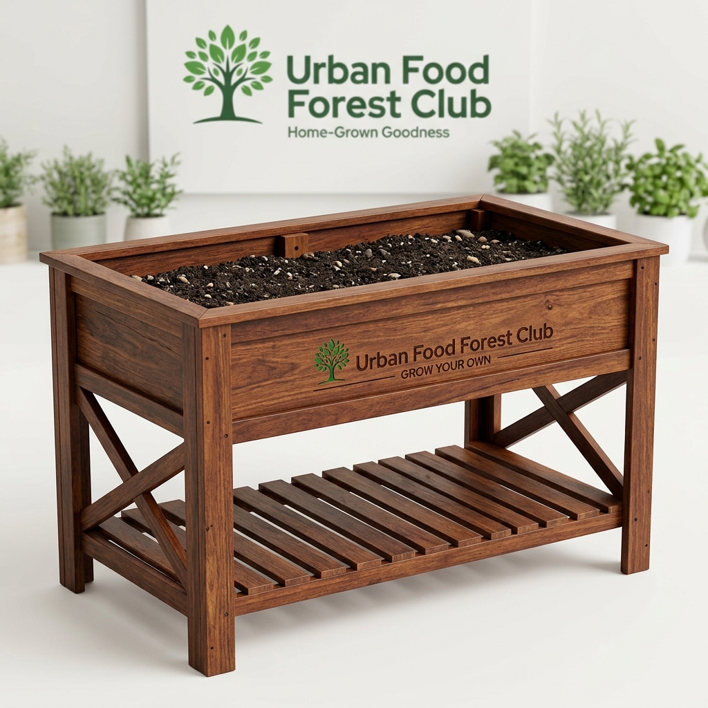 Merbau Wood Elevated Raised Bed