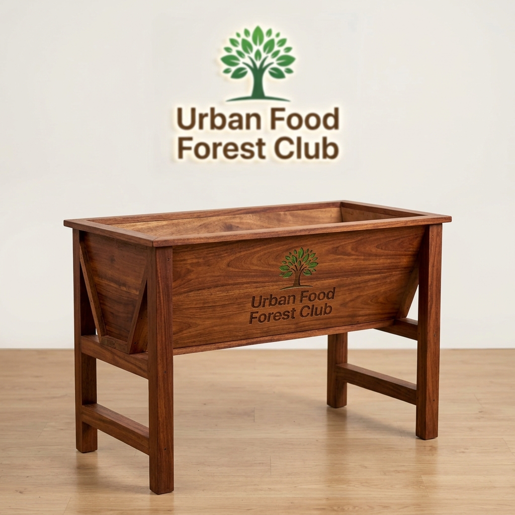 Merbau Wood V-Shape Raised Planter