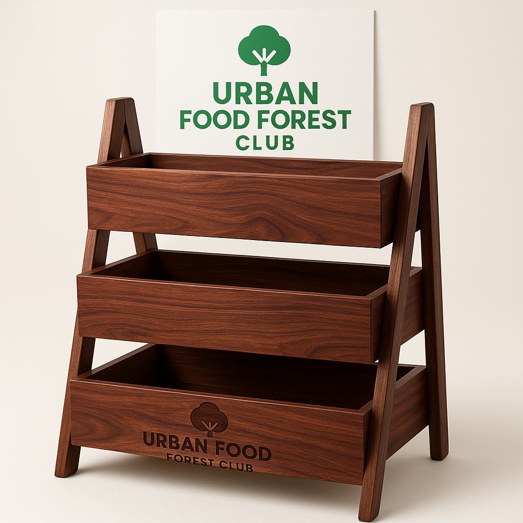 Rosewood 3-Tier Vertical Planter