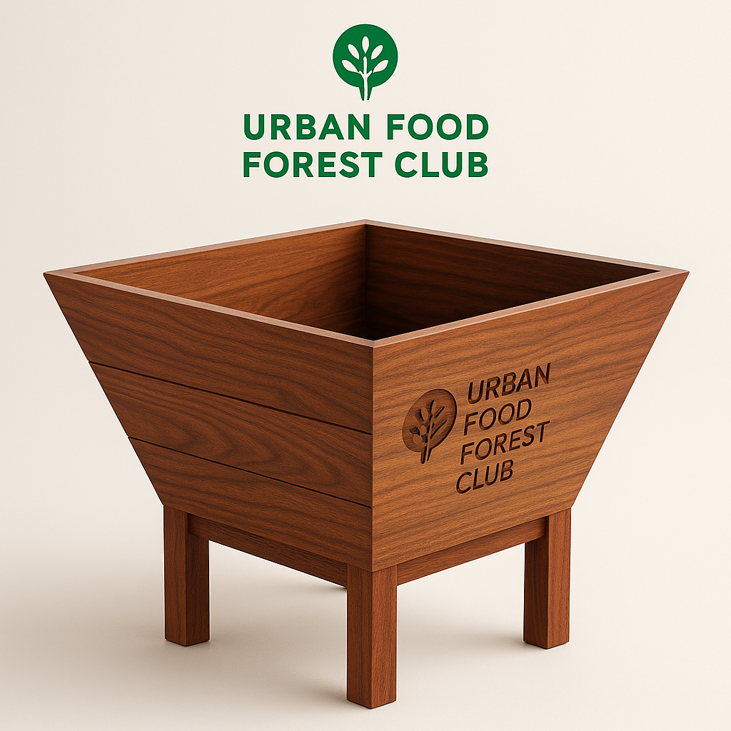 Rosewood V-Shape Raised Planter