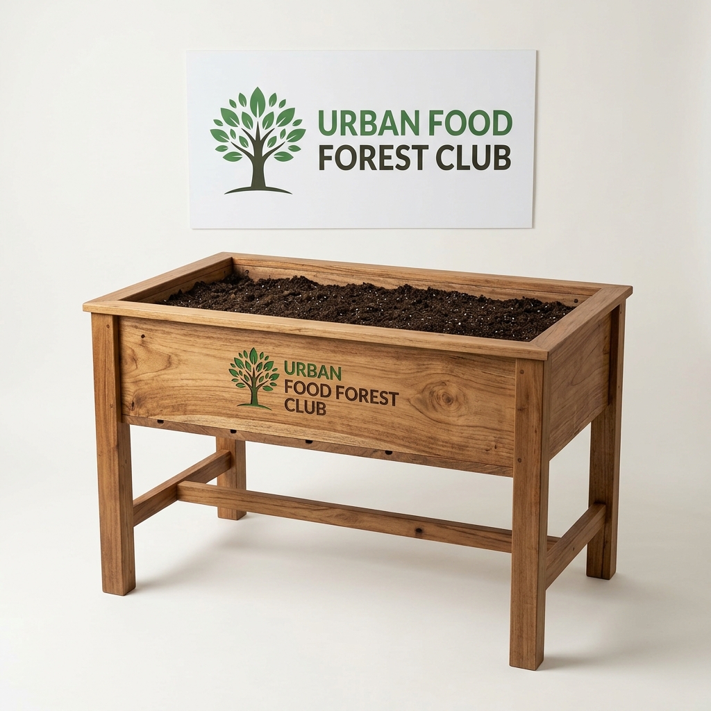 Sal Wood Elevated Raised Bed
