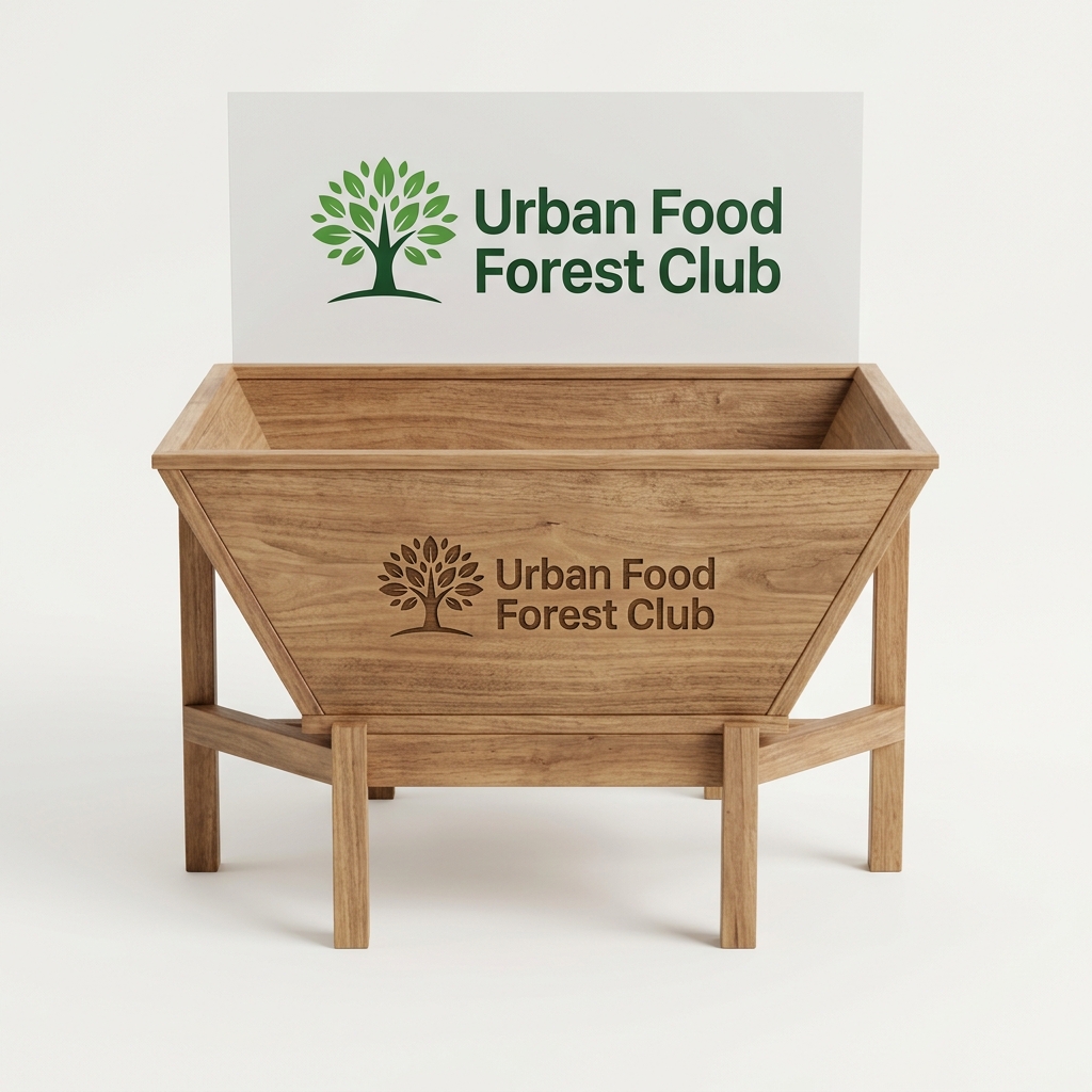 Sal Wood V-Shape Raised Planter