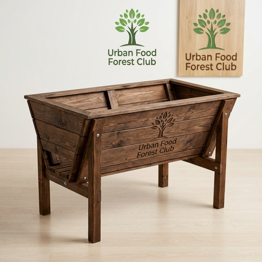 Thermowood V-Shape Raised Planter