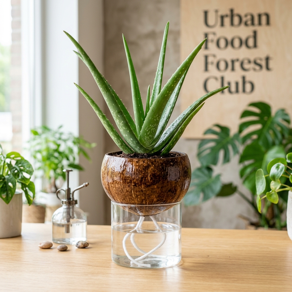 Corporate Gifting Bundle: Aloe vera in Coconut Shell